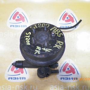 Ступица Toyota ST200/ST208 Carina ED/Corona Exiv зад, прав 2WD ABS. Барабанные тормоза. В сборе с барабаном и колодками. 42304-20270.42450-20050.42431-20190