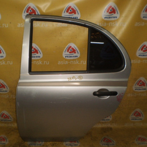 Дверь боковая NISSAN March K12 зад, лев (цена за голое железо)