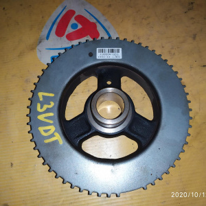 Шкив коленвала Mazda L3-VDT CX-7 ER3P 6 ручейков.диаметр 155 мм. L3K960419C / L3K9-11-400 / L3K970720E