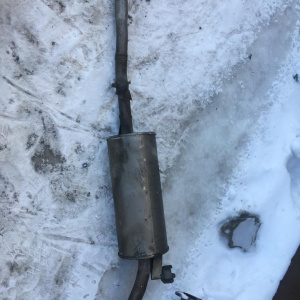 Глушитель TOYOTA Platz NCP12/NCP11 Задняя банка. R 17430-21100. 17430-21380