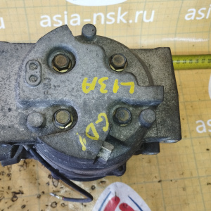 Компрессор кондиционера Honda L13A/L15A Fit GD1 между трубками расстояние 15 мм. ( HS-090R ) 38810-PWA-016