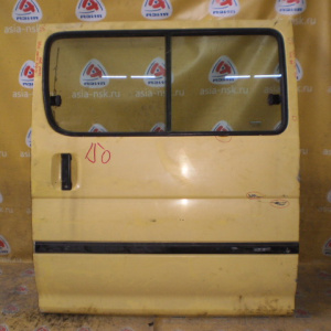 Дверь боковая TOYOTA Hiace LH100 зад, лев Сдвижная, грузовая (в сборе) Дефект