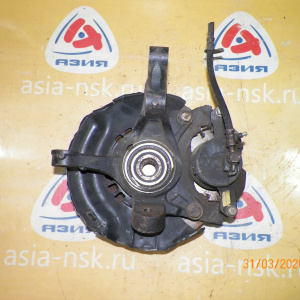 Ступица Toyota ACV35 Camry перед, лев 4WD ABS. В сборе. Суппорт 63-28. Диаметр диска-280мм. Привод на 26 шлицов. 43212-28100.