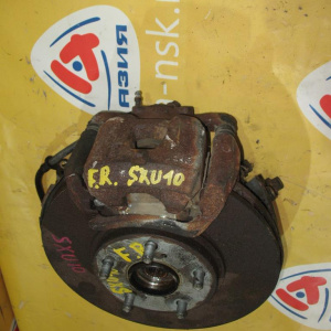 Ступица Toyota/Lexus SXU10/SXU15/ACU10/ACU15/MCU10/MCU15 Harrier#RX300 '1997-2001 перед, прав ABS.Под маленькую колодку(ＰＡ５３３). В сборе. 43211-33070. 04465-48