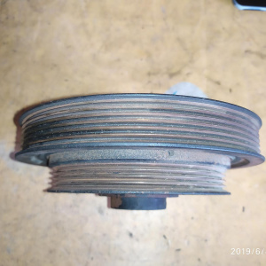 Шкив коленвала HONDA J25A/J30A/J32A/J35A UA4/RA5/RA9/TA4 6+4 ручейка