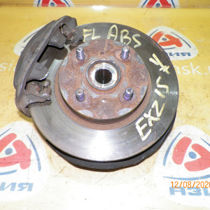 Ступица Toyota EXZ10/EXZ15 Raum перед, лев 2WD/4WD ABS. Диаметр диска-254мм.Суппорт-(51-18).В сборе с диском и суппортом. 43212-46010/43502-16040/47750-10111
