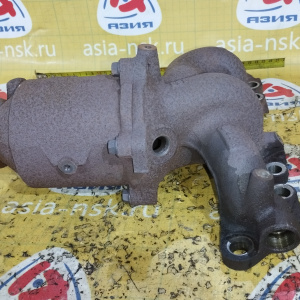 Коллектор выпускной Nissan SR18-DE Bluebird EU14-032786 с отверстием под ЕГР + катализатор 140048E500 + B08A03J101 ПРОБЕГ 31 Т.КМ