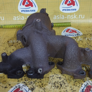 Коллектор выпускной Nissan SR18-DE Bluebird EU14-032786 с отверстием под ЕГР + катализатор 140048E500 + B08A03J101 ПРОБЕГ 31 Т.КМ