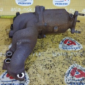 Коллектор выпускной Nissan SR18-DE Bluebird EU14-032786 с отверстием под ЕГР + катализатор 140048E500 + B08A03J101 ПРОБЕГ 31 Т.КМ
