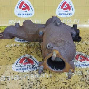 Коллектор выпускной Nissan SR18-DE Bluebird EU14-032786 с отверстием под ЕГР + катализатор 140048E500 + B08A03J101 ПРОБЕГ 31 Т.КМ