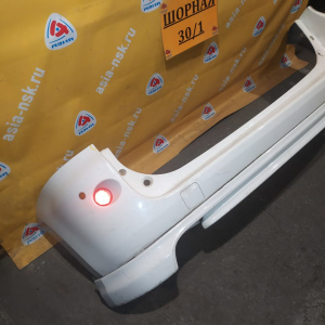 Бампер TOYOTA Sienta NCP81 '2003-2015 зад с отверстиями под сонары,ОБВЕС