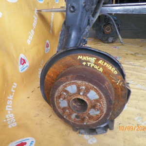 Балка TOYOTA ACR40/MCR40/ANH15 4WD ABS DISK. Левая ступица голая. R