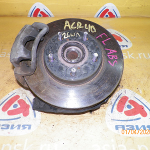 Ступица TOYOTA ACR40 Estima перед, лев 4WD ABS. В сборе. Привод на 26 шлицов. 43211-28120.