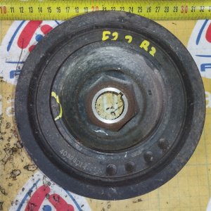 Шкив коленвала Honda F22B/F22B3 Accord/Odyssey CD5/RA1/RA2 ДЕФЕКТ СКОЛЫ диаметр 30/107/180 мм. 4+6 ручейков 13810-P0A-003