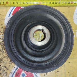 Шкив коленвала Honda F22B/F22B3 Accord/Odyssey CD5/RA1/RA2 ДЕФЕКТ СКОЛЫ диаметр 30/107/180 мм. 4+6 ручейков 13810-P0A-003