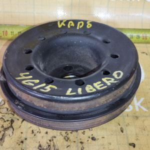 Шкив коленвала Mitsubishi 4G15 Libero CD2V '01.1992-02.2002 1+4 ручейка MD148438 + MD180554