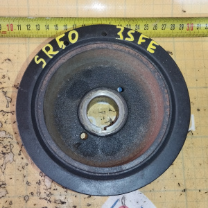 Шкив коленвала Toyota 3S-FE Lite Ace Noah SR40/SR50 4+5 ручейка диаметр 145/150 мм. 13408-74060