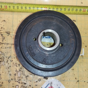 Шкив коленвала Toyota 3S-FE Lite Ace Noah SR40/SR50 4+5 ручейка диаметр 145/150 мм. 13408-74060