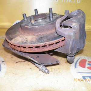 Ступица Toyota NZT240/ZZT240/NZE127 Premio/WiLL VS/Allion перед, прав 2WD ABS. Диаметр диска- 255мм.  Толщина диска- 25мм. В сборе. 43211-19015