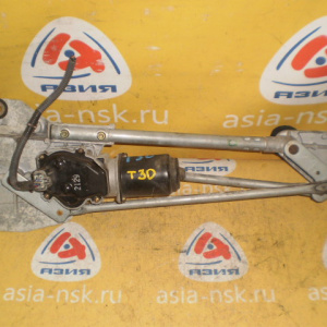 Моторчик привода дворниками NISSAN X-Trail T30 F с трапецией