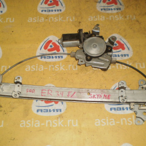 Стеклоподъемник NISSAN Skyline R34 перед, лев Sedan (2 конт.)