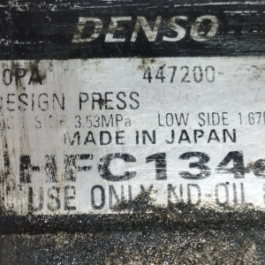 Компрессор кондиционера Honda B20B Stepwgn RF1/RF2 447200-4614/-4615/-4617/-4619 / 38810-P3G-003