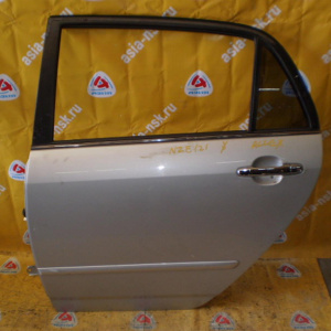 Дверь боковая Toyota Allex/Corolla Runx ZZE120 зад, лев (цена за голое железо)