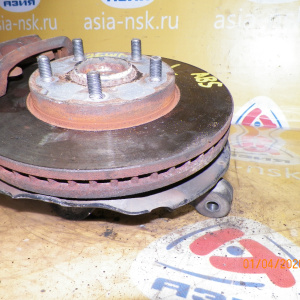 Ступица Toyota ACR30/ACR30W Estima перед, лев 2WD ABS. В сборе. Привод на 26 шлицов. Диаметр диска-275мм. Суппорт 64-03. 43212-28090. 43502-28090