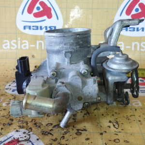 Заслонка дроссельная Toyota 3RZ Granvia RCH11 22270-75030 / 22210-75180 ТРАМБЛЕРНАЯ ( 22270-75030 датчик х/х )