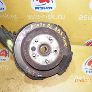 Ступица TOYOTA ACA20/ACA21/ACA22/ACA23/CLA20/CLA21 RAV4 зад, лев 4WD ABS. Дисковая тормоза. В сборе с диском и суппортом и рычагом 48720-42030.42410-42020.