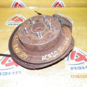 Ступица TOYOTA ACA20/ACA21/ACA22/ACA23/CLA20/CLA21 RAV4 зад, лев 4WD ABS.Дисковые тормоза. Без продольного рычага.В сборе с диском и суппортом. 42410-42020
