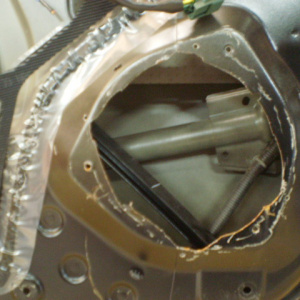 Дверь боковая Infiniti QX56 Z62 '2010-2013 зад, лев Дефект (голая) H210A-1LAMA