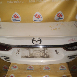 Крышка багажника Mazda Atenza/Mazda6 GJ523 '2015-2018 Спойлер (камера) вст.237-48073 Дефект стекла L вставки(трещина) без замка G4Y05261X