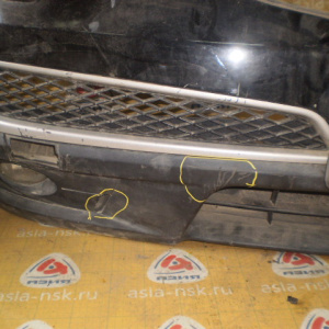 Бампер Acura MDX YD2 '2010-2013 перед тум.100-22397 (в сборе) Омыватели фар (2 части) Дефект 71101-STX-ZZ01