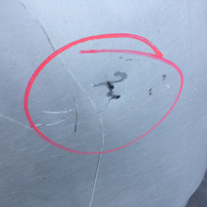 Капот NISSAN Bluebird U14 дефект