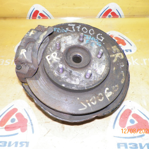 Ступица Daihatsu J100G Terios перед, прав 2WD/4WD Без ABS. В сборе с диском и суппортом. Диск не вентилируемый.