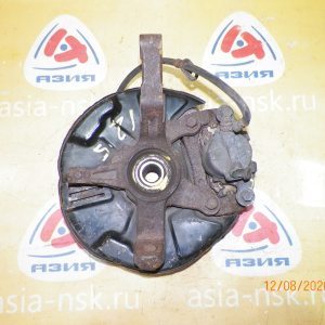 Ступица Daihatsu J100G Terios перед, прав 2WD/4WD Без ABS. В сборе с диском и суппортом. Диск не вентилируемый.