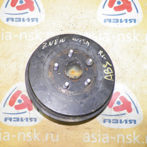 Ступица TOYOTA ZNE10/ACT10/AZT240 Wish/Opa/Allion/Premio зад, лев 2WD ABS. Барабанные тормоза.Барабан-229.6мм. В сборе с барабаном и колодками. 42450-63011