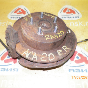 Ступица TOYOTA ACA20/ACA21/ACA22/ACA23/CLA20/CLA21 RAV4 зад, прав 4WD ABS.Дисковые тормоза. Без продольного рычага.В сборе с диском и суппортом. 42410-42020