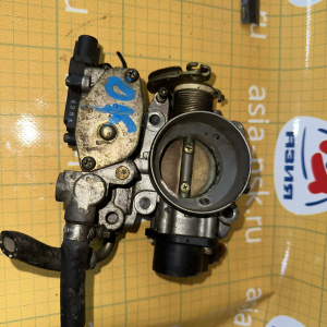 Заслонка дроссельная MITSUBISHI 4G92/4G93 CB4W/CD5W 1 вак. трубка