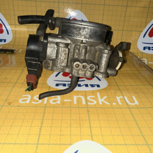 Заслонка дроссельная MITSUBISHI 4G92/4G93 CB4W/CD5W 1 вак. трубка