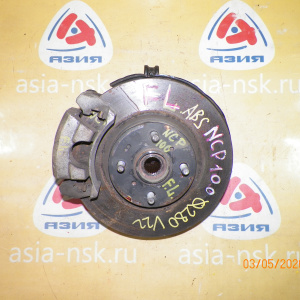 Ступица TOYOTA NCP100/NCP105/SCP100/NCP120/NCP122/NCP125/NSP120/SCP92 Ractis/Belta перед, лев 2WD/4WD ABS. В сборе. Диаметр диска-275мм. Толщина V22. 43212-5