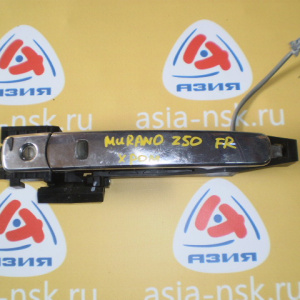 Ручка двери NISSAN Murano Z50 перед, прав (хром) с кнопкой