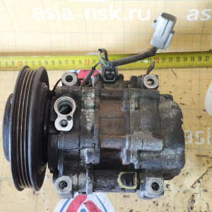 Компрессор кондиционера Toyota 4A/5A Corolla Ceres AE101 '05.1992-05.1993 ДЕФЕКТ НИЖНЕГО КЛАПАНА И КРЕПЛЕНИЯ ТРУБКИ диаметр шкива 146 мм. 142500-2310/