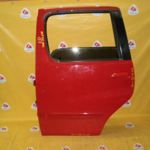 Дверь боковая TOYOTA Funcargo NCP20 зад, лев (в сборе) с молд.