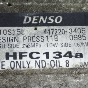 Компрессор кондиционера Toyota 3S-FE Nadia/Ipsum/Picnic SXN10/SXM10 447220-3405/-3404 / 88320-44110