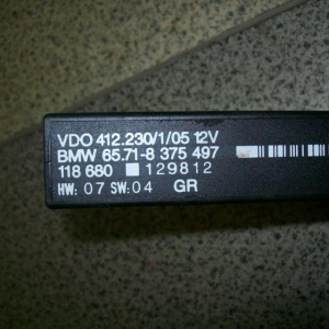 Блок круиз-контроля BMW 5-Series E39 ЭБУ GR VDO 412.230/1/05