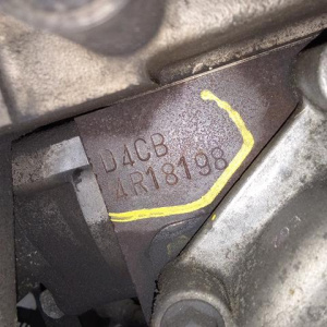 Двигатель Hyundai H1/Starex D4CB-4R18198 2.5L CRDi Euro 3 Мех.ЕГР БЕЗ ФОРСУНОК, ГЕН., КОНД, A1/GA '2004