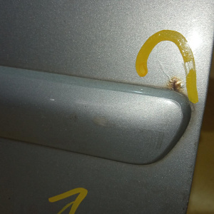 Дверь боковая Chevrolet Lacetti J200/19/35/48 перед, прав в сборе (ржавчина)