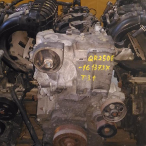 Двигатель Nissan QR25-161373X БЕЗ НАВЕСНОГО 1 VVTI ( дефект блока ( крепления кондиционера )) Altima L32 '2006-2013